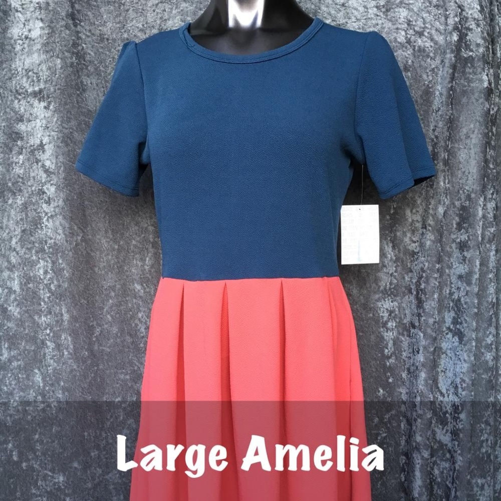 Lularoe Amelia Dress Size Large